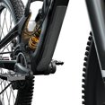 thumbnail image 2 of Universal Sticker Frame Protective Sticker Frame Bike Protector Chain Guard Anti-Scratch Protector for Mountain Bike Road BMX - black 39.5x6x0.2cm, 2 of 8