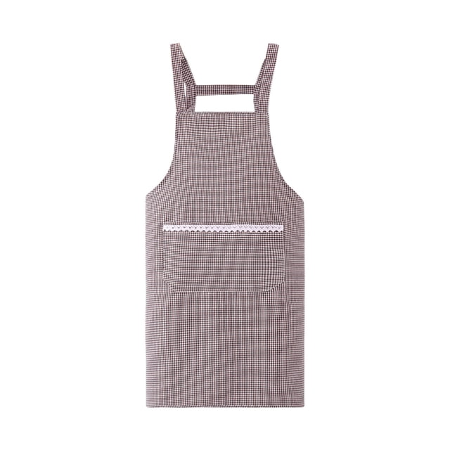 fheaev Summer Canvas Apron Breathable Workwear Adult Fashion