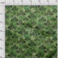thumbnail image 3 of oneOone Silk Tabby Green Fabric Sea Sewing Craft Projects Fabric Prints By Yard 42 Inch Wide, 3 of 4
