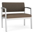 thumbnail image 1 of Chaise Bariatrique d'Attente de Réception en Acier Lenox / Acier Argenté / Brun / Brun, 1 of 5