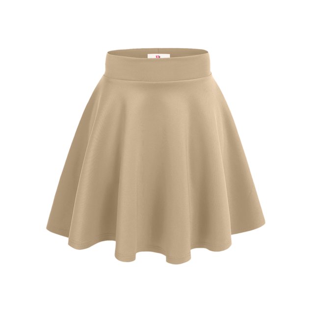 NYL Womens A-Line Flared Skater Skirt Reg and Plus Size - Made In USA, Large