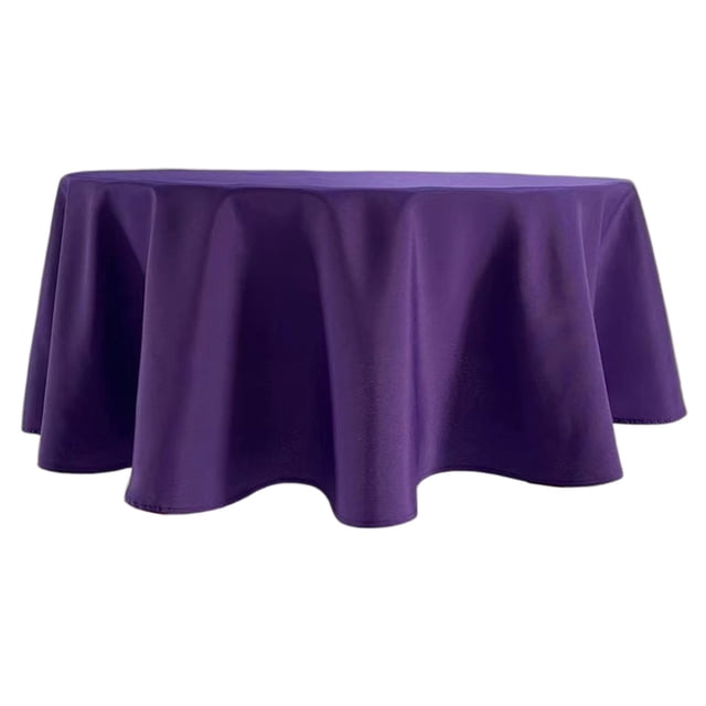 Nappe Ronde 60 Nappe Ronde 60 Pouces Nappe Ronde pour la Maison Bar Restaurant Polyester et 9 Couleurs