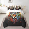 thumbnail image 2 of YST Dreamcatcher Wolf 3D Animal Comforter Set, 7Pcs Bedding Set, King Size, 2 of 4