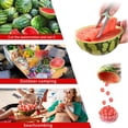 thumbnail image 4 of yeacher 3-in-1 Stainless Steel Watermelon Slicer Set - Multi-Functional Kitchen Tool for Fruit Cutting, Beige, Boxed, 4 of 7