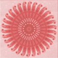 thumbnail image 1 of Ahgly Company Machine Washable Indoor Square Transitional Pastel Pink Area Rugs, 7' Square, 1 of 7