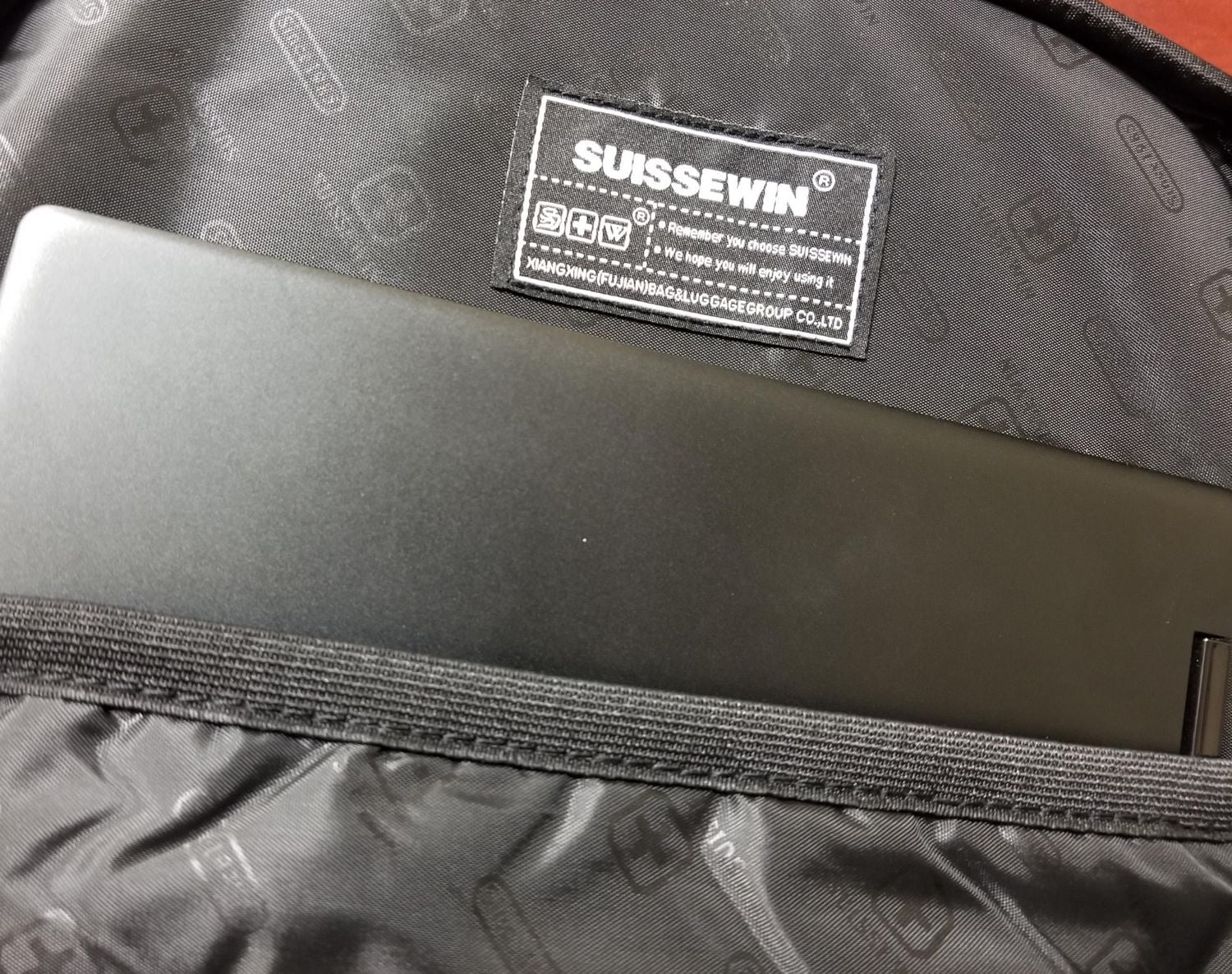 Unisexe Sac à dos imperméable SUISSEWIN Camouflage Bleu