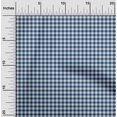 thumbnail image 1 of oneOone Georgette Viscose Medium Blue Fabric Check Check Sewing Craft Projects Fabric Prints By Meter 42 Inch Wide, 1 of 4