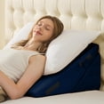 thumbnail image 1 of Wedge Pillows for Adult Adjustable Bed Wedge Pillow for Post Surgery Triangle Pillow Headboard with Bolster Cushion for Sleeping Acid Reflux Neck & Back Support and Dark G, 1 of 9