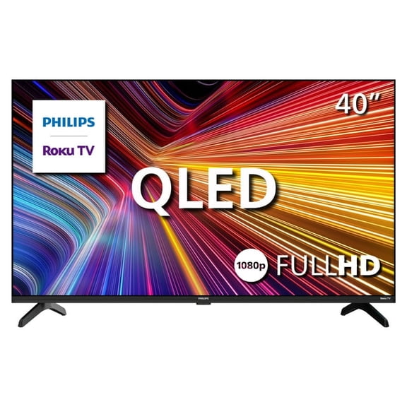 Philips Téléviseur Intelligent QLED 40 Pouces Full HD HDR Assistant Vocal Wi-Fi 40PFL7975/F6 - Boîte Ouverte