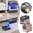 thumbnail image 4 of REK Cat Litter With Large Foldable Cat Litter With Lid Front Entry And Top Cat Litter Easy To Clean, 4 of 4