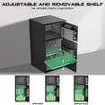 thumbnail image 2 of Opentiny 6.0 Cu ft Large Safe Box Fireproof, Biological Fingerprint Home Safe with Deposit Slot & Dual Alarm System, Money Safe With Mute Function and LED Light, Security Box for Money Valuables, 2 of 9