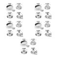 thumbnail image 3 of jesticaly 100 Pieces Snap Fastener Stainless Steel Button Press Stud Accessories Type1 5Set, 3 of 6