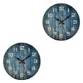 thumbnail image 3 of mmirethe Unique Style Round Wall Clock Timeless For Any Space Durable Construction Decorative Wall Clock As Shown type 10 2Set, 3 of 6