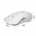 thumbnail image 3 of Computer Mouse Wireless, Mute and Slim Ergonomic Wireless Mouse with Large 1000mAh Rechargeable Battery, 3 of 8
