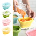 thumbnail image 1 of Foldable Storage Box,4Pcs Baby Food Box Childrens Food Storage Artifact Material Multifunctional Use Sealed Preservation Portable Easy to Meet Babys Dietary Needs,Baby Food Storage, 1 of 9
