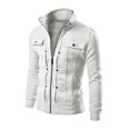 thumbnail image 1 of EGNMCR Jackets for Men Men's Fashion Color Matching Splicing Jacket Sweater Casual Jacket, 1 of 4