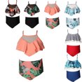 thumbnail image 2 of Esaierr Maillot de Bain pour Filles, Mode, Imprimé, pour Bébé, Rafraîchissant, Séchage Rapide, 2-12 Ans, 2 of 6