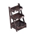 thumbnail image 3 of TISHITA 2x1:12 Scale Miniature Plant Stand Simulation for Micro Landscape Garden Drama Brown 2 Pcs, 3 of 8