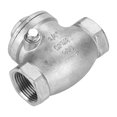 thumbnail image 4 of Gupbes Swing Check Valve, Female Swing Check Valve, Stainless Steel For Steam Water, 4 of 8