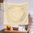 thumbnail image 4 of Mistaha 1PCS Tapestry 180cm * 230cm Home Bohemian Milled Mandala Flower Pattern Room Background Hanging, 4 of 8