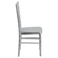 thumbnail image 3 of HERCULES PREMIUM Series Silver Resin Stacking Chiavari Chair, 3 of 9