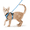 skyblue, variant on CHUANK Cat Harness Adjustable Anti-Escape Vest Reflective Design Adjustable Length Quick-Release Buckle Cat Harness and Leash 11.0-13.7inx18.0-20.0inx150cm Green