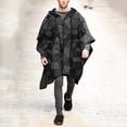 thumbnail image 1 of Qertyioot Hauts pour Hommes Mode Veste Décontractée Extérieur Manches Longues Manteau Chaud, 1 of 8