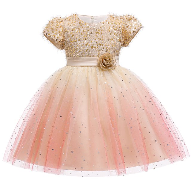 HAWEE Robe en Dentelle à Fleurs pour Filles, Princesse, Boutique, Mariage, Concours, Fête, Robe de Bal