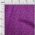 thumbnail image 2 of oneOone Coton Flex Violet Tissu Floral Petite Robe Matière Tissu Imprimé Tissu au Mètre 40 Pouces de Large, 2 of 4