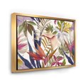 thumbnail image 2 of Designart Fleurs Tropicales VIntage III ART MURAL À CADRE FLOTTÉ, 2 of 4