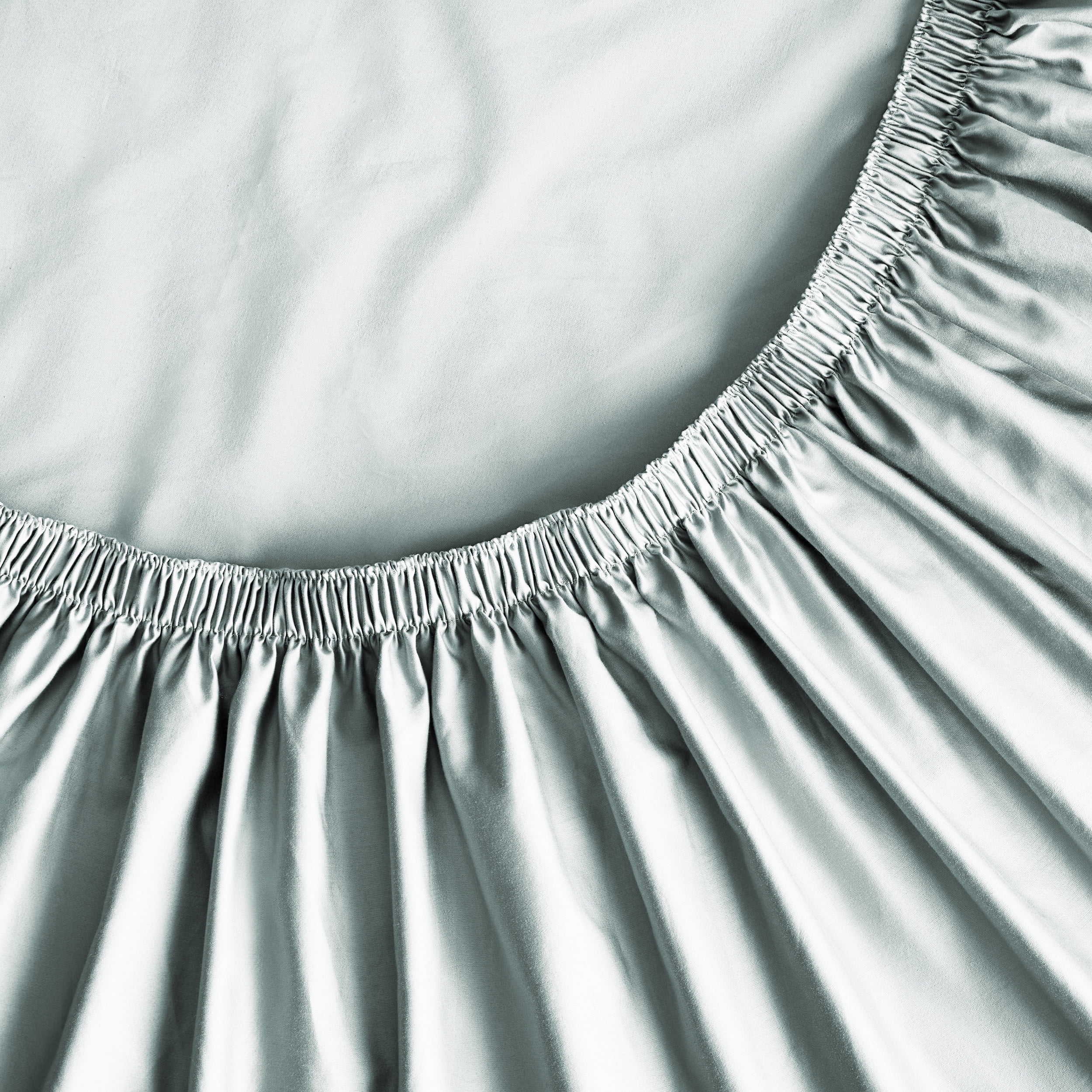 Ensemble de draps pour lit adulte en coton égyptien vert 600 contexture, 4 pièces, hotel style, grand lit - Poche profonde