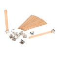 thumbnail image 2 of Wood Candle Wicks, Smokeless Wooden Candle Wicks Safe Eco Friendly  For DIY Candle Making, 2 of 8