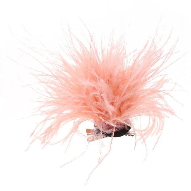HLONK Feather Brooch Feathers Corsages Cloth Decorations Ostrich Feather Material