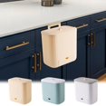 thumbnail image 1 of Poubelle Suspendue,Capacité De 5 L,Installation Facile,Porte D'Armoire De Cuisine,Rangement Propre,Acier Inoxydable,Pour Usage Domestique,for Utility Room,PENDANE,Beige, 1 of 8