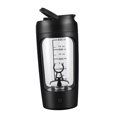 thumbnail image 2 of Bouteille Shaker Électrique pour Milkshakes, Lait, Mise en Forme, Noir, 2 of 8