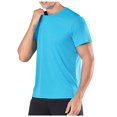 thumbnail image 2 of Compression Shirts for Men Quick Drying Summer Gym Shirts Breathable Stretchy Short Sleeve Crew Neck Basic T-Shirts for Activewear, 2 of 7