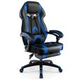 thumbnail image 1 of Costway Chaise de Sport Électrique Ajustable Style Course avec Appui-Tête Rembourré, Support Lombaire Bleu, 1 of 10