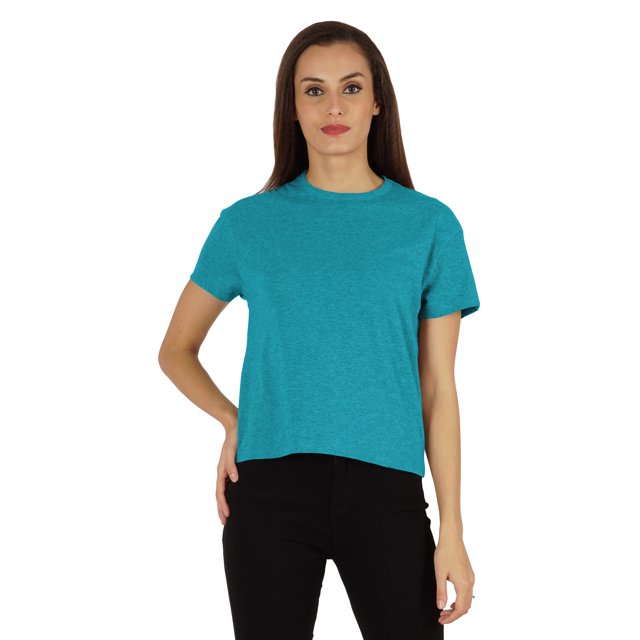 Inkmeso T-Shirt à Manches Courtes pour Femmes, Épaules Tombantes, Col Rond, T-Shirts d'Été Décontractés