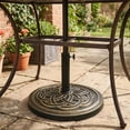 thumbnail image 2 of Outsunny 25 lb Patio Umbrella Base Market Umbrella Base Stand Bronze, 2 of 10