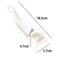 thumbnail image 2 of Garlic Slicer for Quick & Safe Prepping, Even Thin Slices Stainless Steel Blade for Kitchen Gourmet, Dishwasher Safe Double-edged Mini Slicer White RPA2023 Style, 2 of 5