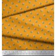 thumbnail image 3 of Soimoi Polyester Crepe Fabric Dot,Leaves & Rose Floral Decor Fabric Printed Yard 52 Inch Wide, 3 of 3