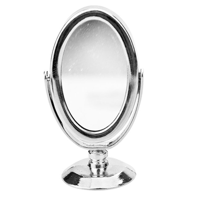 Miangastore Miniature Mirror Adornments Mini Tabletop Cosmetic Mirror Mini House Supplies