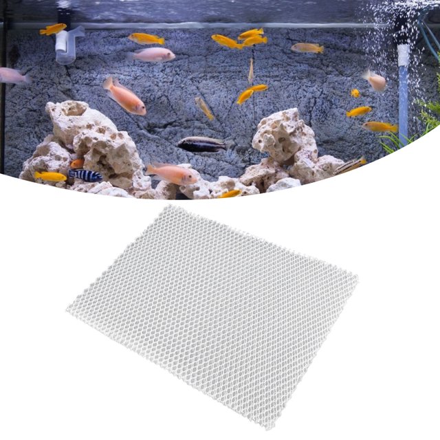 Filtre d'Aquarium en Coton Lavable avec Performance Hydrophobe, Tampon-Filtre pour Poisson Découpable
