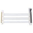 thumbnail image 2 of PCIe 4.0 X16 Riser Cable, 90 GPU Extension Card Adapter, for RTX 4090/8900XT, 128Gbps, Compatible with PCIe 3.0/2.0, 20cm, 2 of 7
