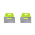 thumbnail image 1 of Ruiboury Multi Storage Baskets Organizer For Cables Toys Collapsible For Easy Gray+green 30x24x15cm 2Set, 1 of 6