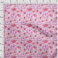 thumbnail image 3 of oneOone Tissu Polyester Lycra Tissu à Imprimé Floral Aquarelle BTY 56 Pouces de Large, 3 of 4