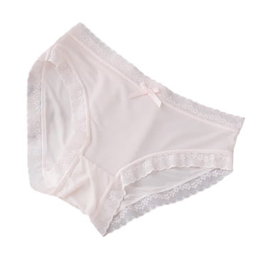 Ketyyh-chn99 High Waisted Underwear Women 2024 Ladies Hipster Breathable Panties Custom Letter Logo Low Waist Striped Tangas No Show Bikini Custom Thongs Women Underwear Panties Cotton Thong Pink,XL