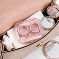 thumbnail image 3 of JASKFLY Contact Lens Case Portable Travel Lens Storage Box Compact Holders for Daily and Travel Use Colored Contact Lens Case All in One Portable Storage and Care Companion in Pink, 3 of 8