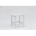 thumbnail image 3 of Tanfly White Side Table – 100% Weather Resistant Polycarbonate, UV Protected, Indoor and Outdoor Use, 3 of 4