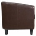 thumbnail image 3 of Brown Leather Lounge Chair, 3 of 9